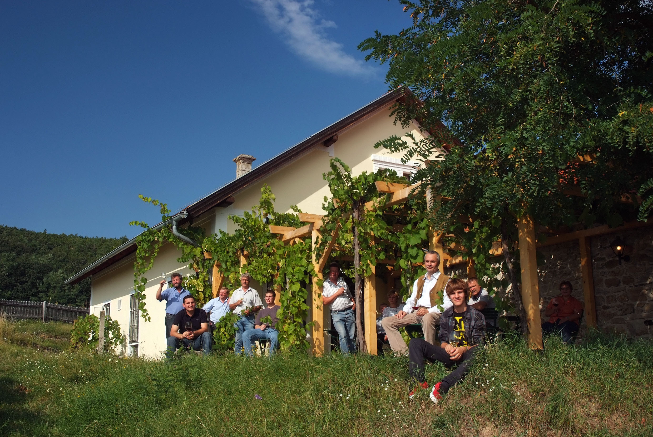 Das Winzerhaus  am Altenberg mitten in den Weingärten