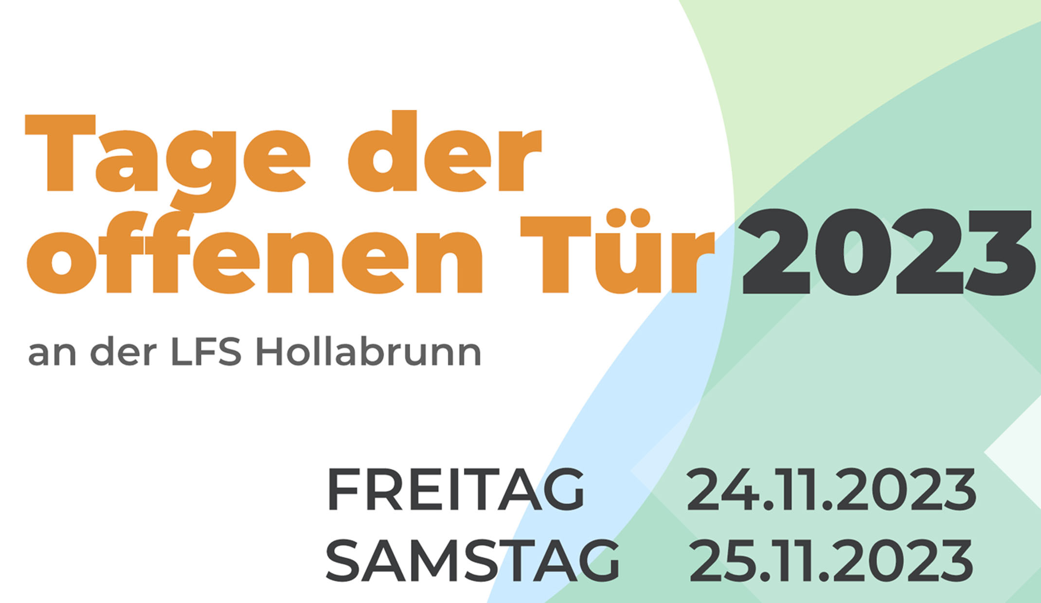 Tage der offenen Tür 2023 – Wir freuen uns auf Ihren Besuch!