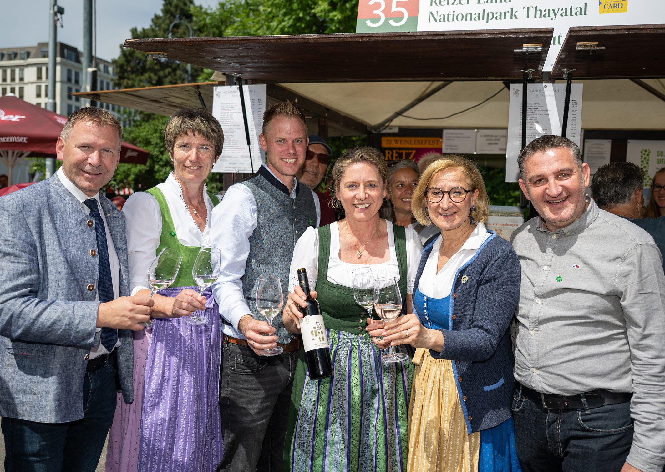 LFS Hollabrunn bei „Waldviertler pur“ in Wien vertreten