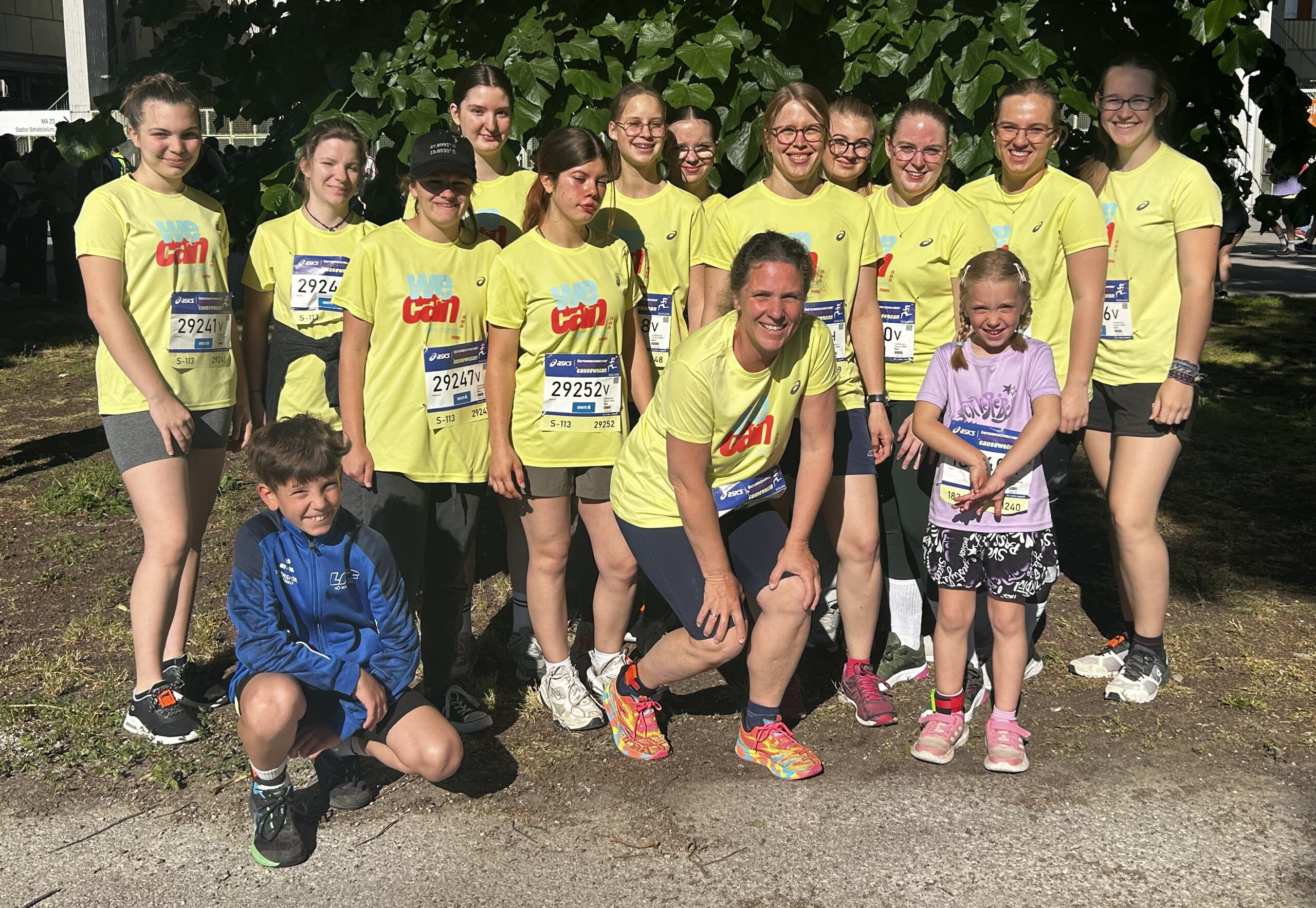 Team LFS Hollabrunn vor dem Lauf Team LFS Hollabrunn vor dem Lauf