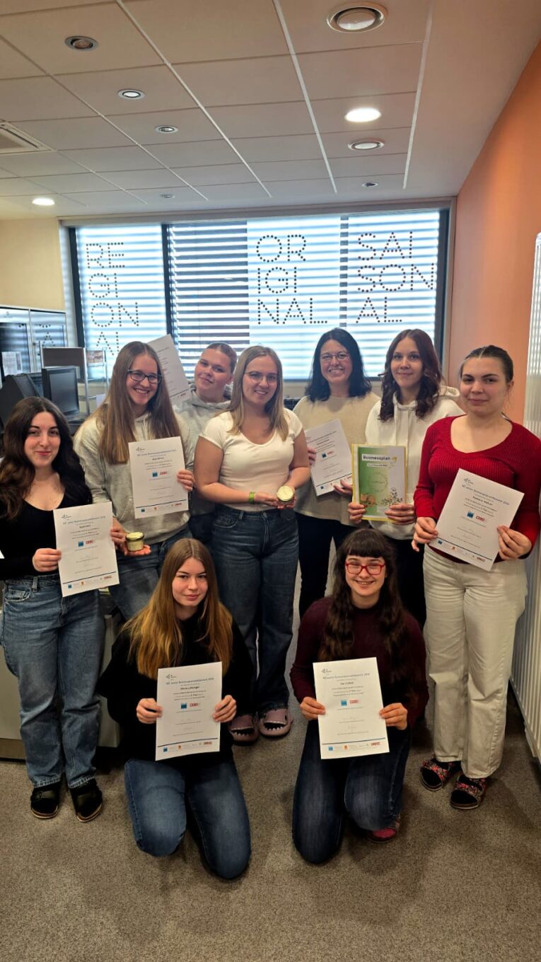 Junior Company „Waldlichterl“ erreicht 2. Platz beim Businessplanwettbewerb Niederösterreich